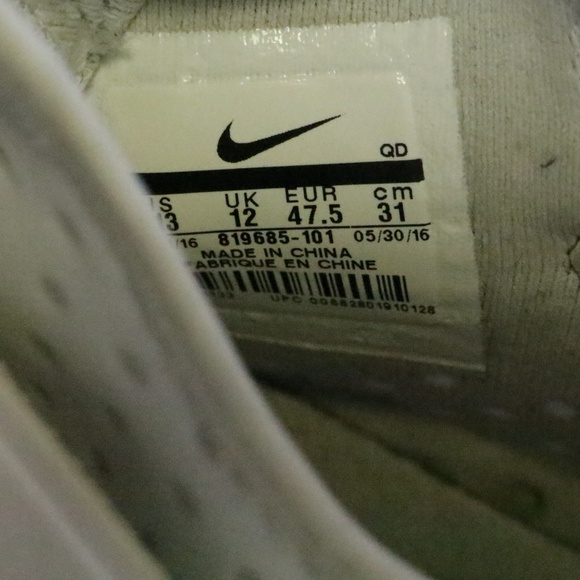 SOLD!!! NIKE Air Huarache Run Ultra 'Triple White - Picture 7 of 8